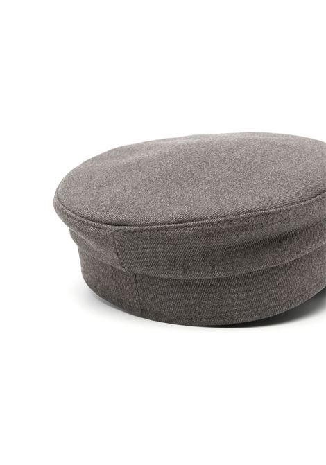 Cappello baker boy con logo in grigio Ruslan baginskiy - donna RUSLAN BAGINSKIY | KPC030CAMRB030